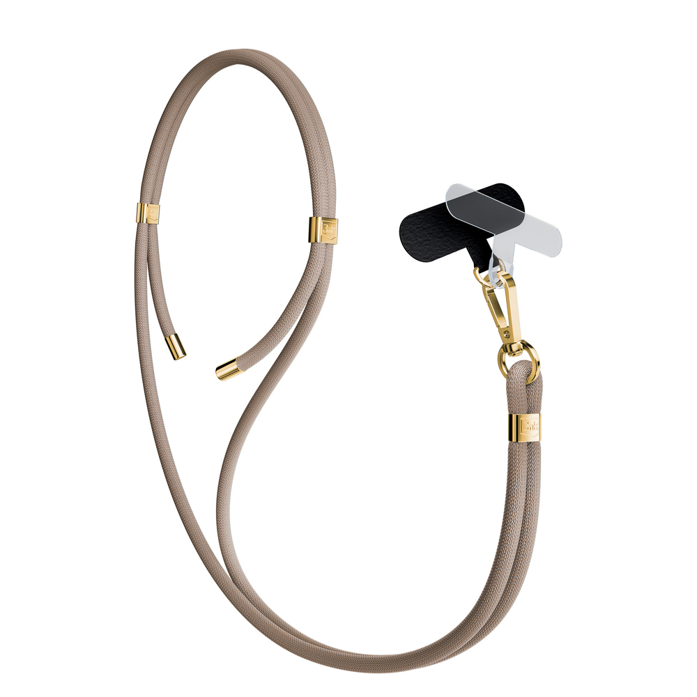 3mk EasyClip Elite viedtālruņa aukla, bēša