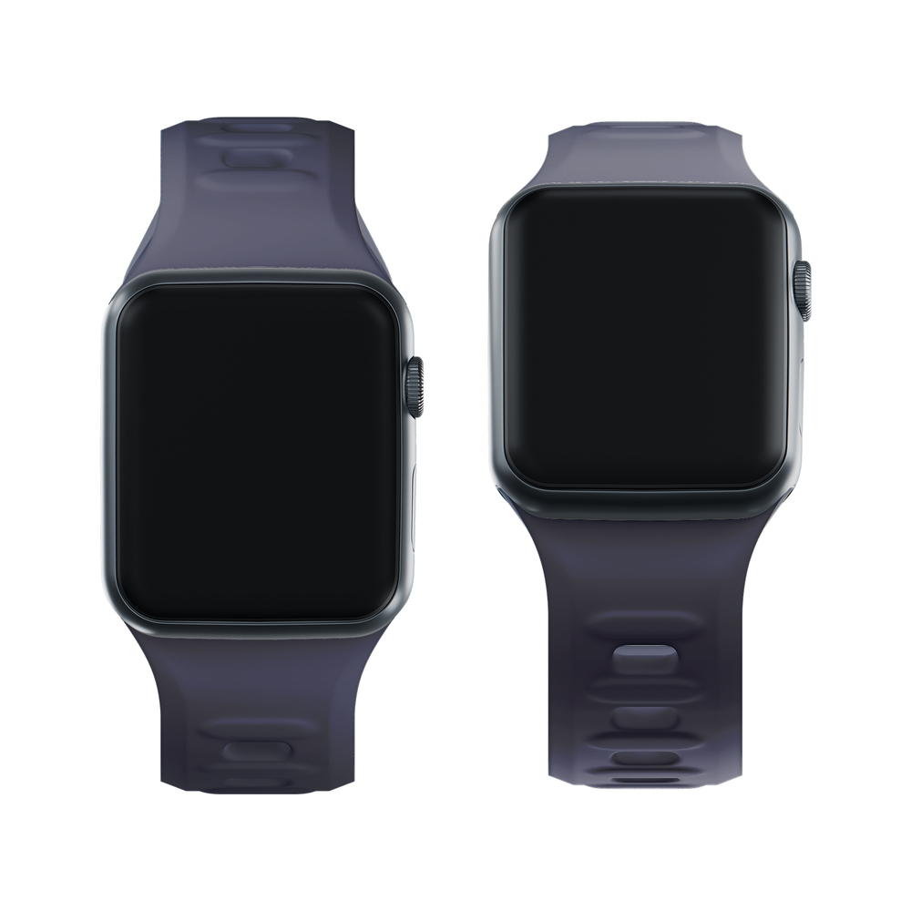 3mk Silicone Watch Strap for Apple Watch 38 / 40 / 41 mm, Gray