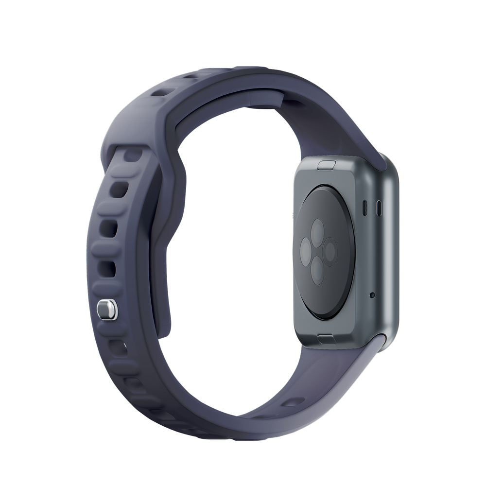 3mk Apple Watch 38 / 40 / 41 mm silikona siksniņa, pelēka