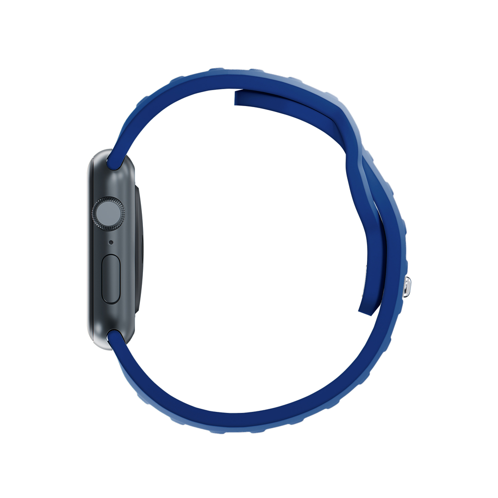 3mk Silicone Watch Strap for Apple Watch 42 / 44 / 45 / 49 mm, Blue