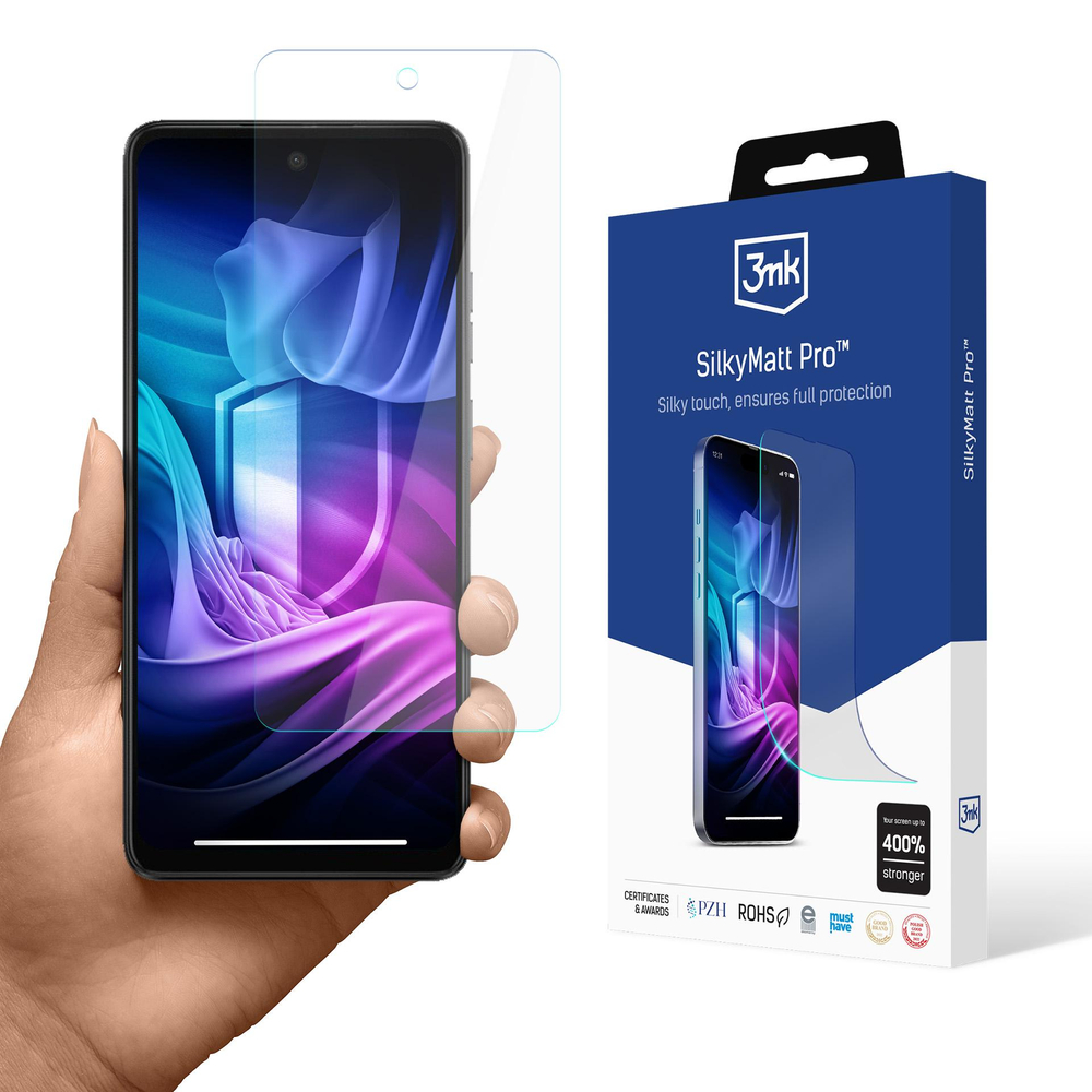 Motorola Moto E14 3MK Silky Matt Pro Hydrid Flexible Protecion Glass