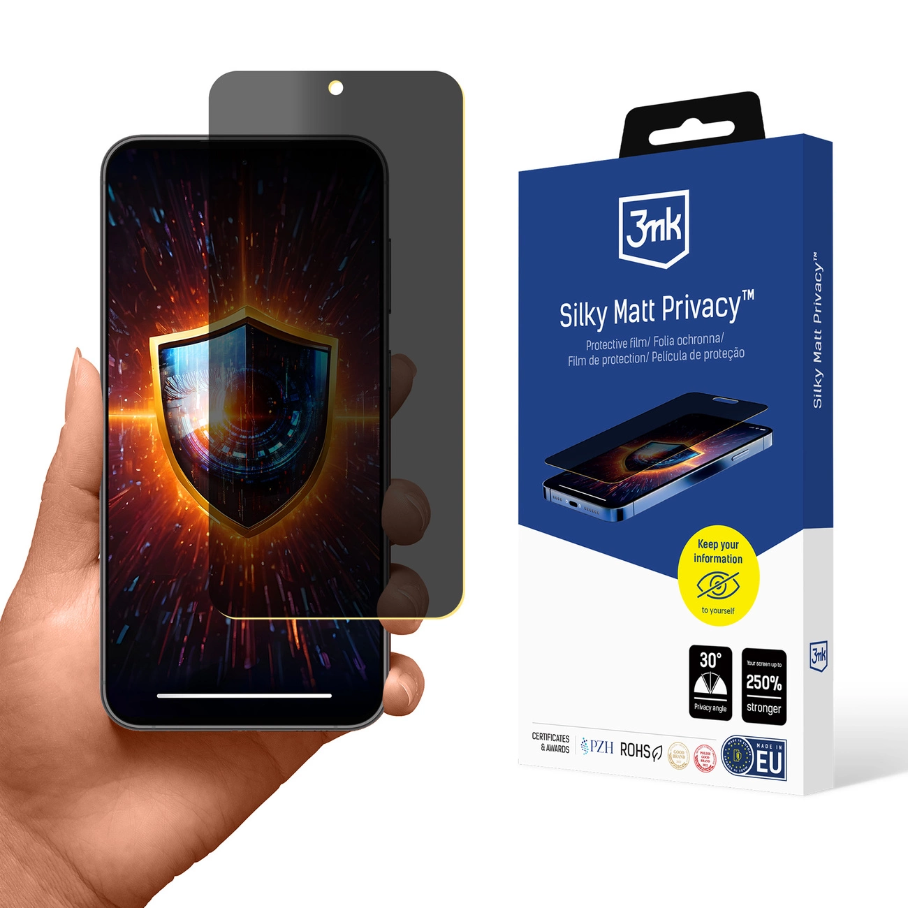 3mk Silky Matt Privacy matēta aizsargplēve Samsung Galaxy S23 FE
