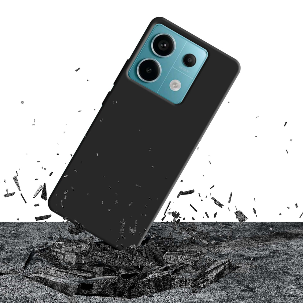 Силиконовый чехол 3mk Silicone Case для Xiaomi Redmi Note 13 Pro 5G, черный