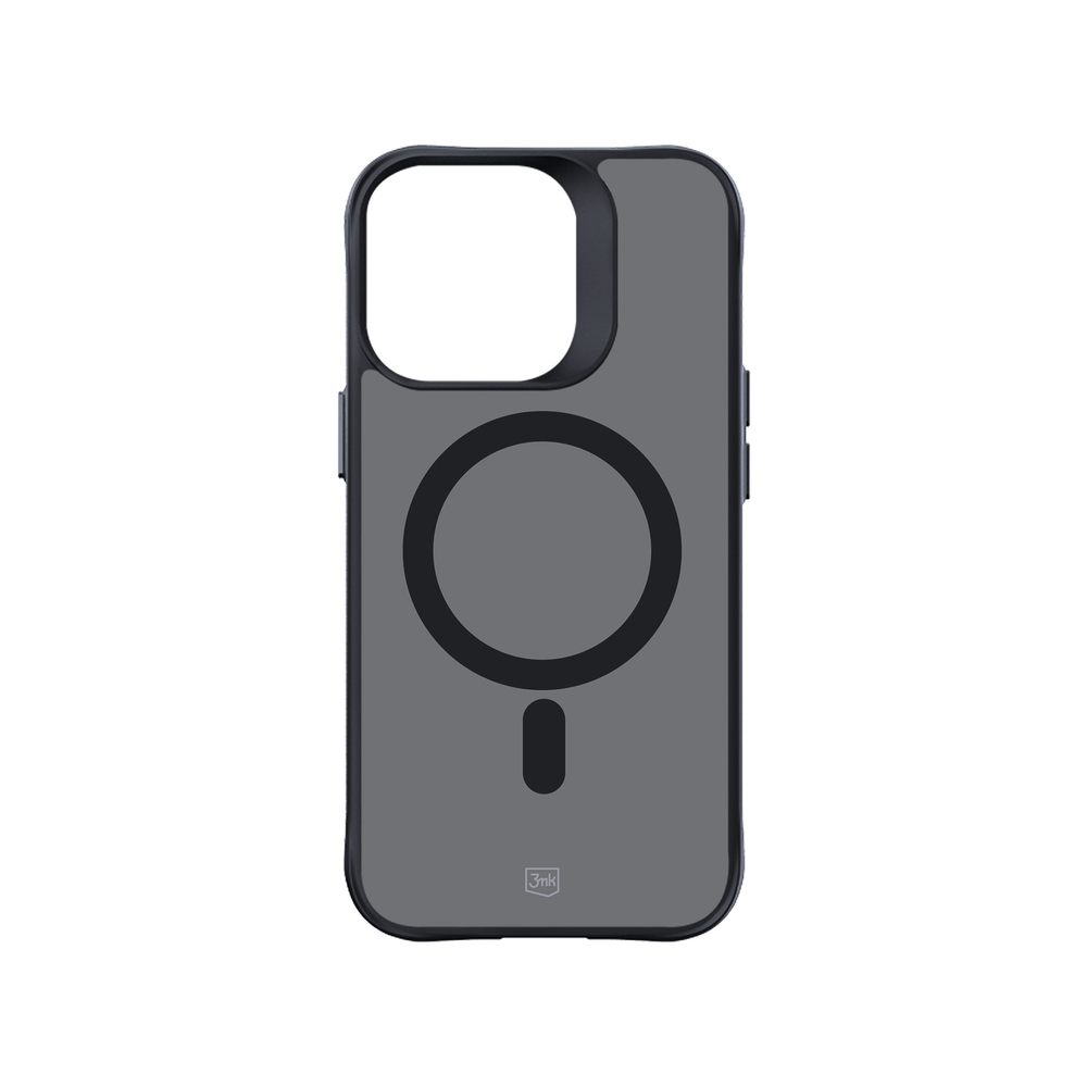 3mk iPhone 14 Pro Max vāciņš Smoke MagCase, puscaurspīdīgs