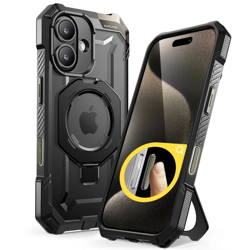 Supcase UB GRIP MAG MAGSAFE IPHONE 16 BLACK |
