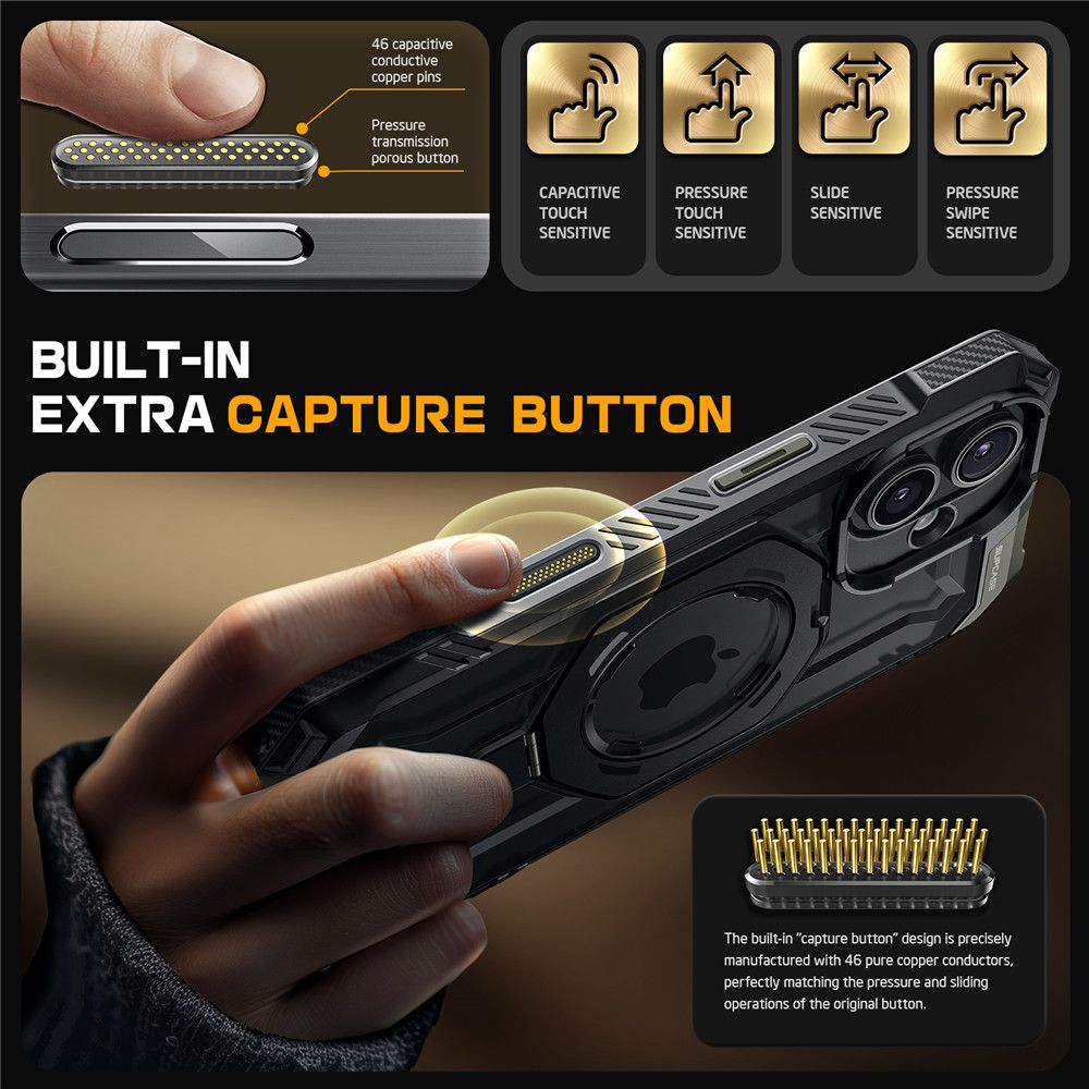 Supcase UB GRIP MAG MAGSAFE IPHONE 16 BLACK |