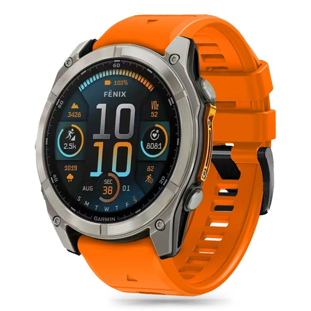 СИЛИКОНОВАЯ ЛИНИЯ TECH-PROTECT GARMIN FENIX 5 / 6 PRO 7 8 (47 ММ) E ОРАНЖЕВЫЙ