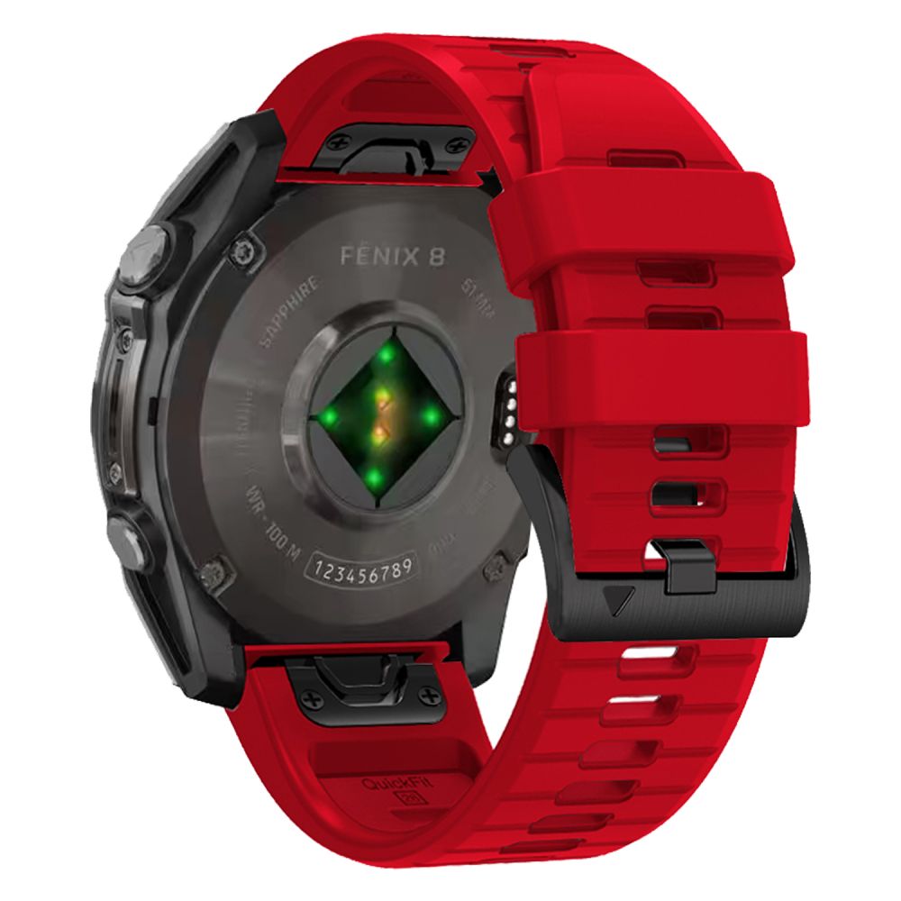 TECH-PROTECT SILIKONA LĪNIJA GARMIN FENIX 5 / 6 PRO 7 8 (47 MM) E SARKANS | SILICONE LINE RED
