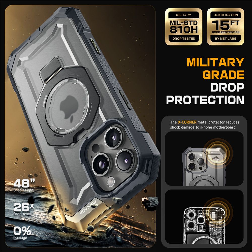 Supcase UB GRIP MAG MAGSAFE IPHONE 16 PRO MAX GRAY