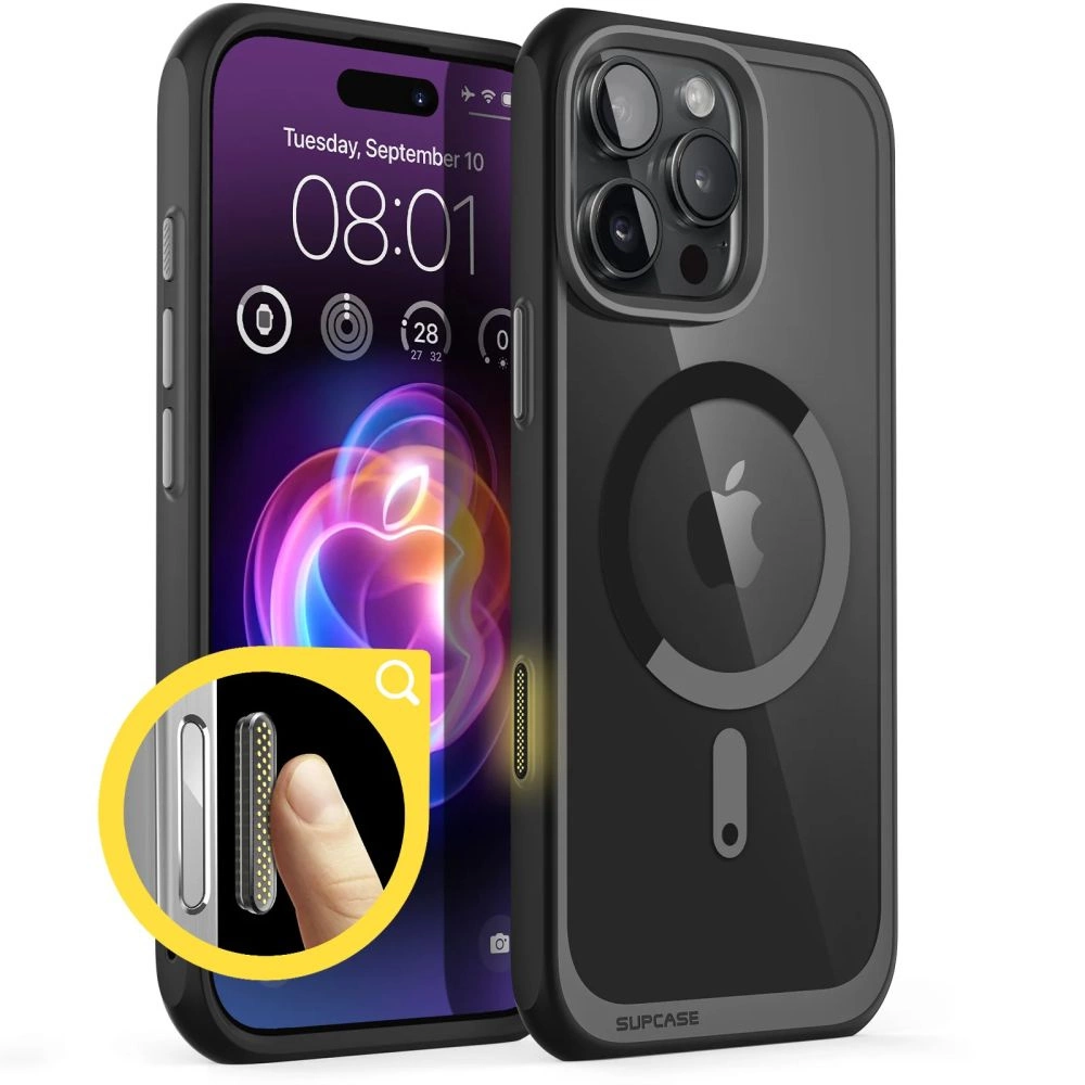 Korpuss UB MAG MAGSAFE IPHONE 16 PRO BLACK | Supcase