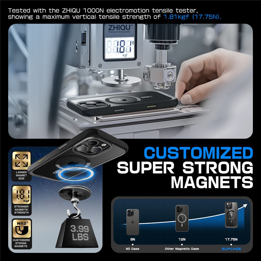 Korpuss UB MAG MAGSAFE IPHONE 16 PRO BLACK | Supcase