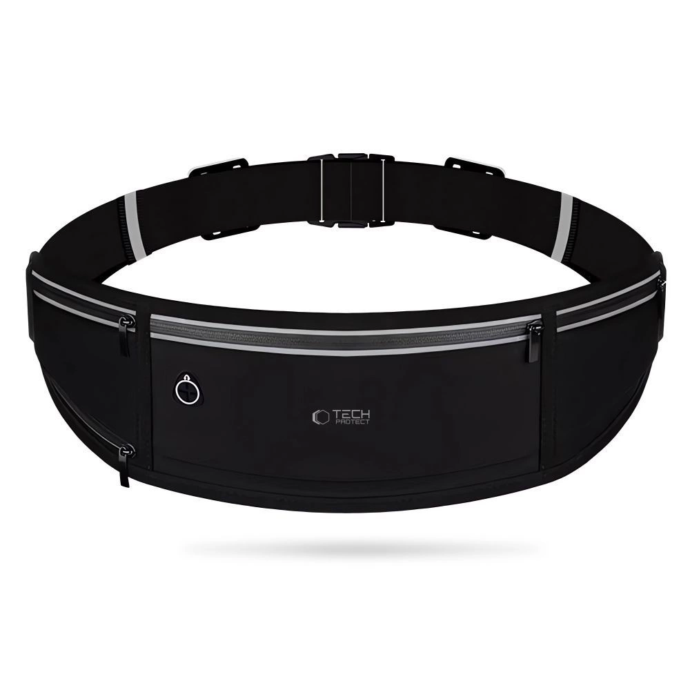 Tech-Protect M3 Universal Sport Waist Bag, Black