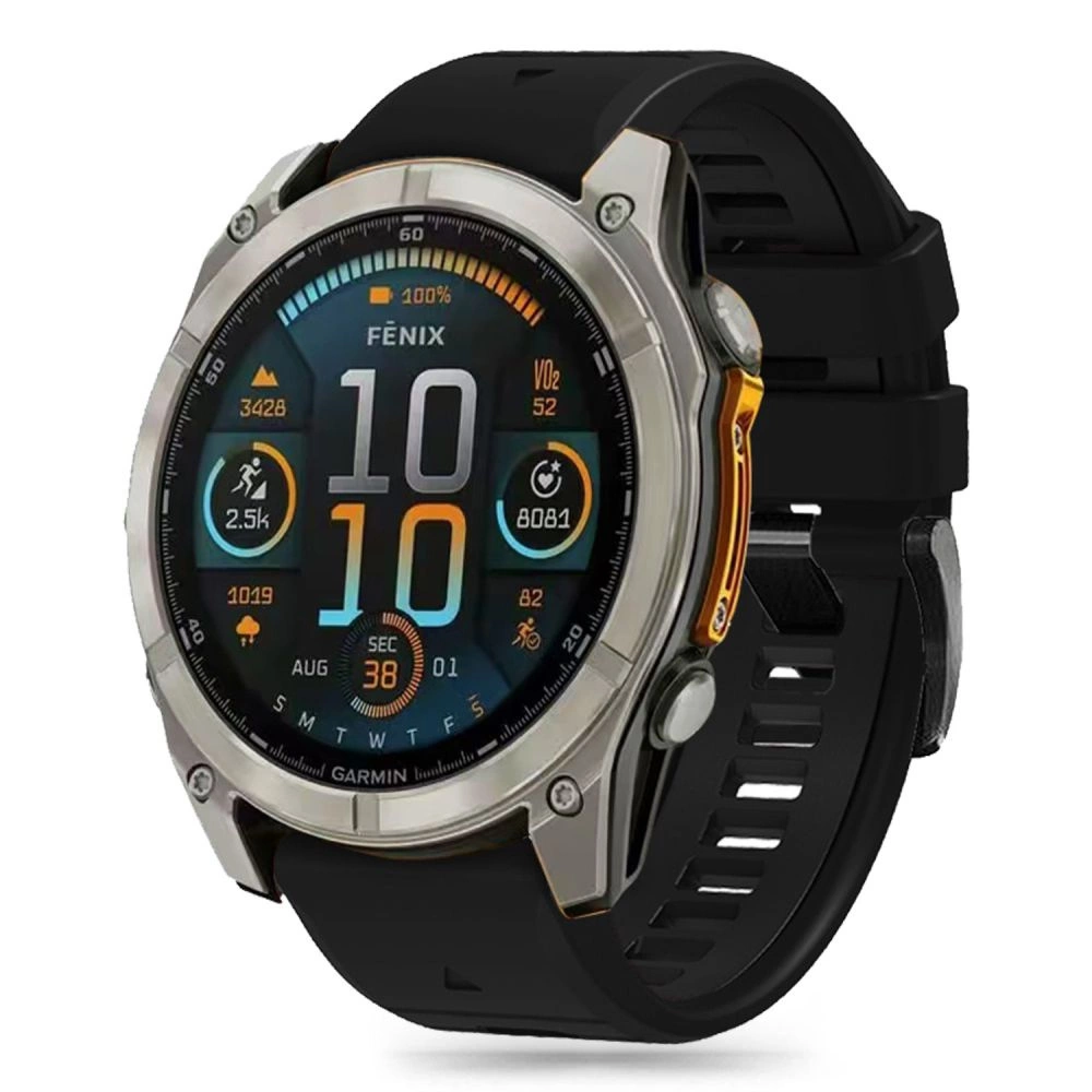 СИЛИКОНОВАЯ ЛИНИЯ TECH-PROTECT GARMIN FENIX 5X / PLUS 6X PRO 7X 8 (51 ММ) ЧЕРНЫЙ