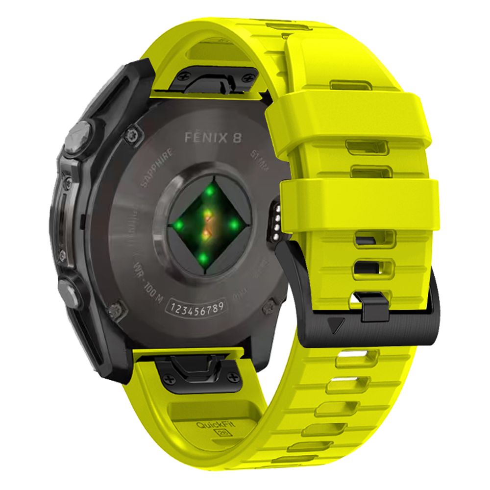 TECH-PROTECT SILIKONA LĪNIJA GARMIN FENIX 5 / 6 PRO 7 8 (47 MM) E LIME | SILICONE LINE