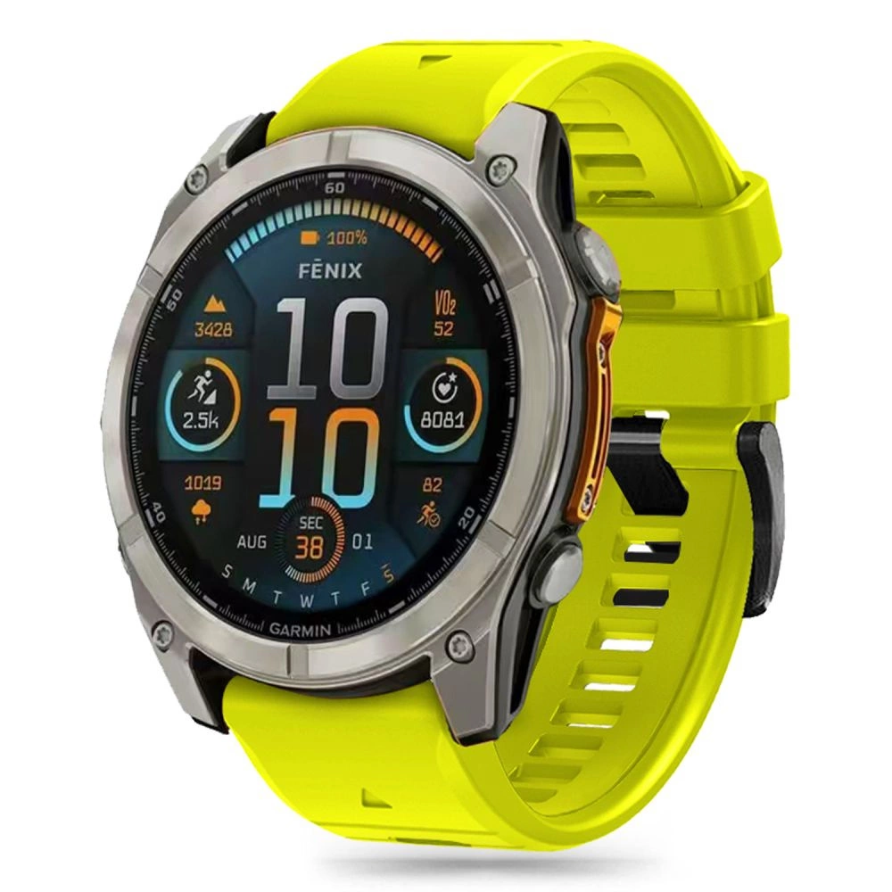 СИЛИКОНОВАЯ ЛИНИЯ TECH-PROTECT GARMIN FENIX 5X / PLUS 6X PRO 7X 8 (51 ММ) ЛАЙМ