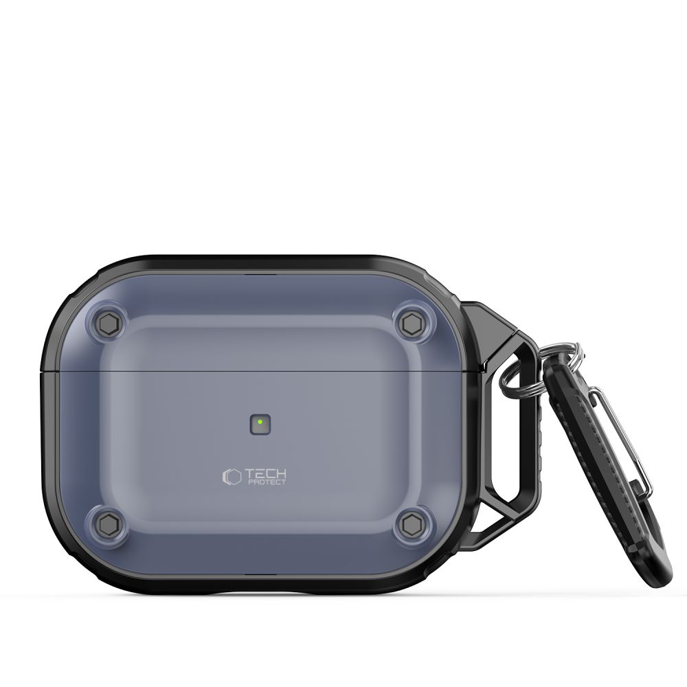 Tech-Protect Rough Hook maciņš Apple AirPods Pro 1 / 2 ar karabīni, zils