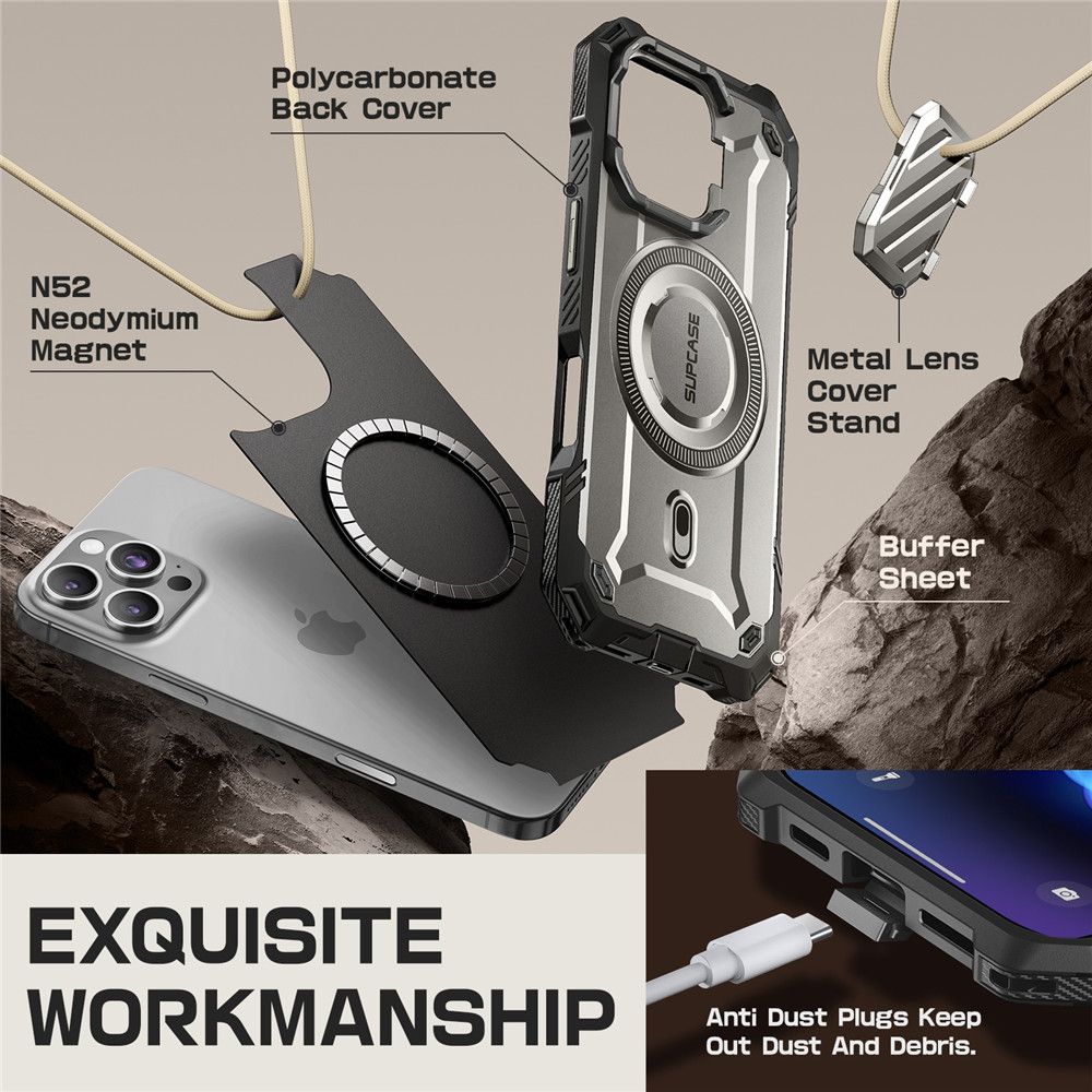 Сумка Supcase UB XT MAG MAGSAFE IPHONE 16 PRO MAX TIGREY
