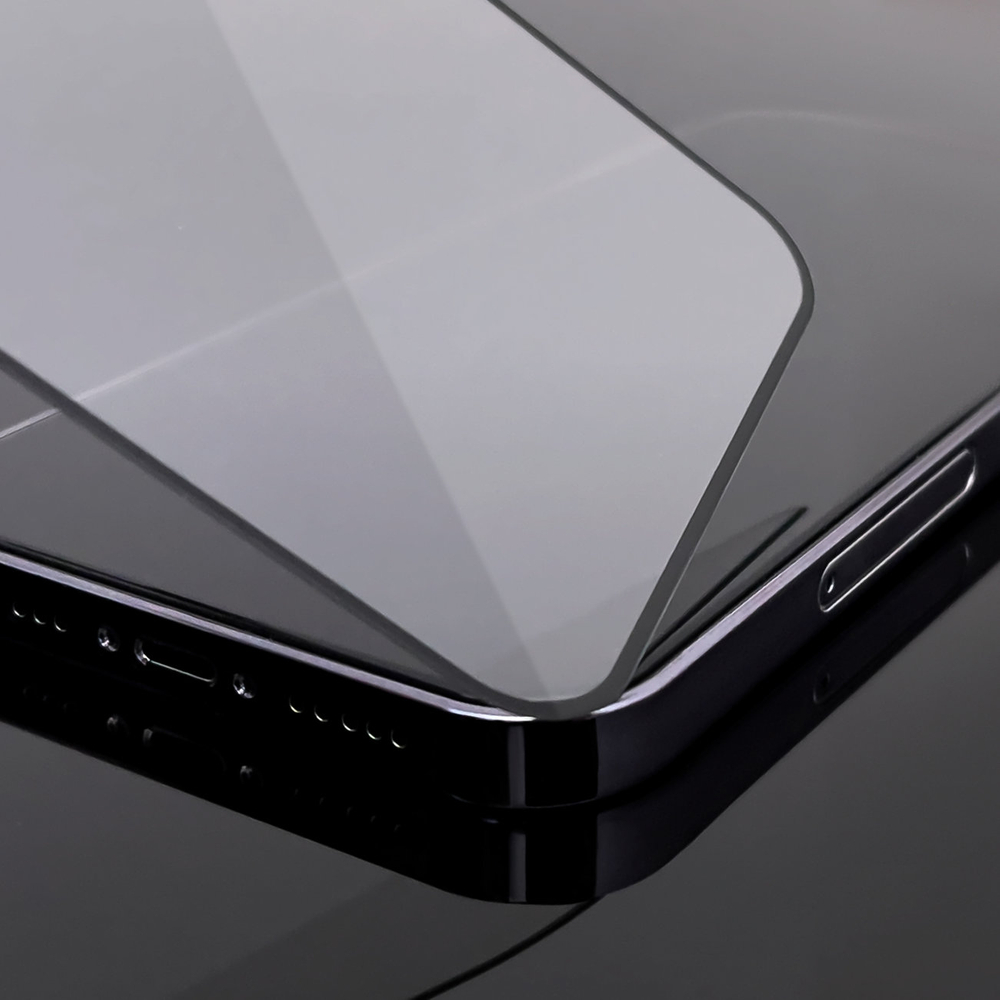 Защитное стекло Wozinsky для iPhone 15 Pro Max Full Glue (2 шт.), черное