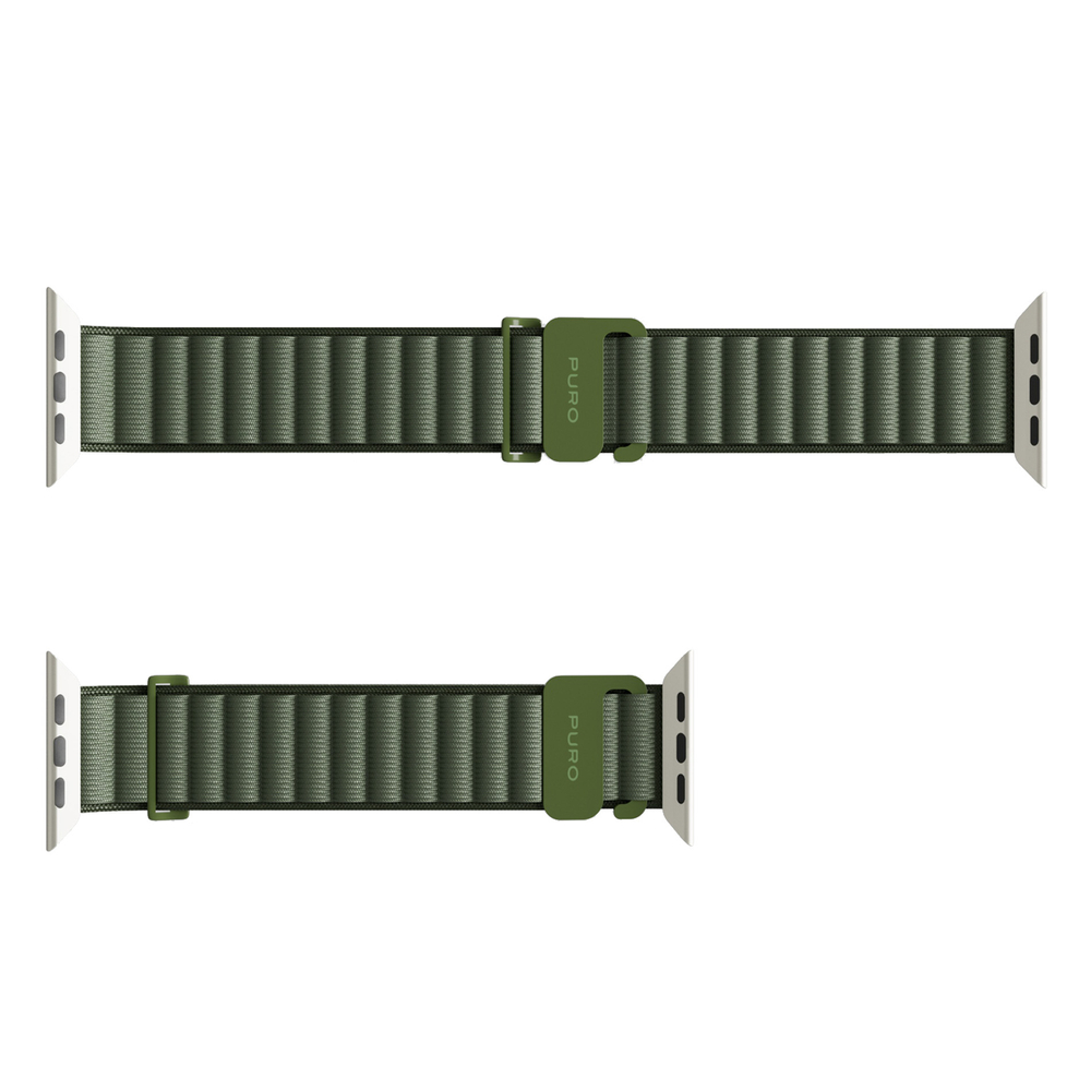 Ремешок Puro Extreme Nylon для Apple Watch 42 / 44 / 45 / 49 mm, темно-зеленый