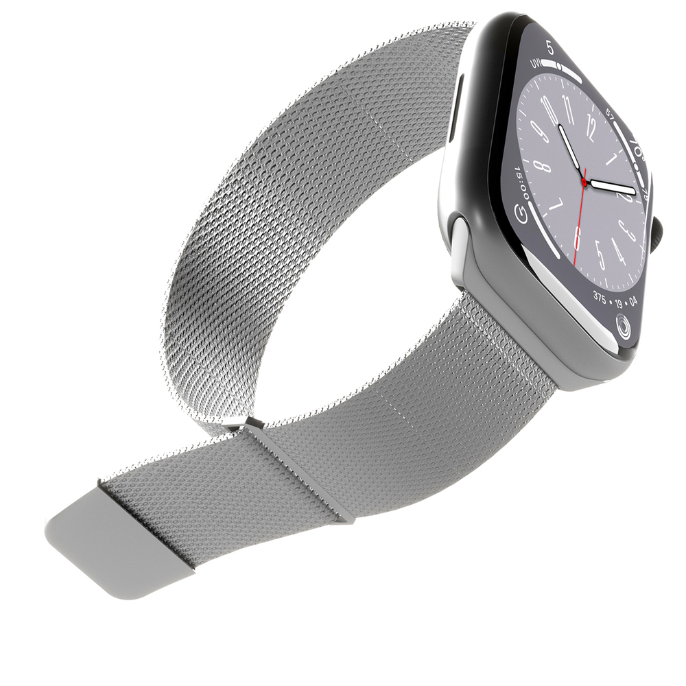 Puro Milanese Apple Watch 38 / 40 / 41 mm Strap, Silver