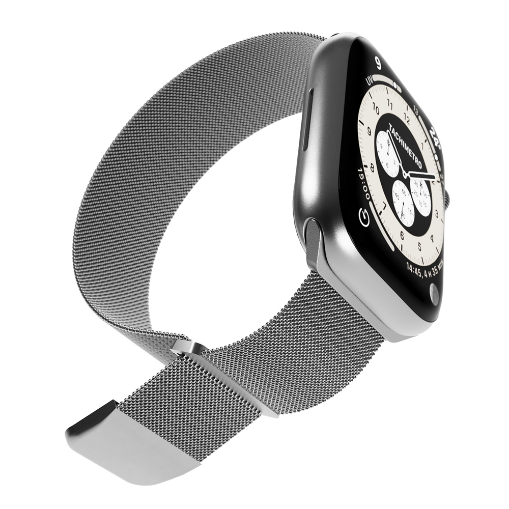 Puro Milanese Apple Watch 38 / 40 / 41 mm Strap, Silver
