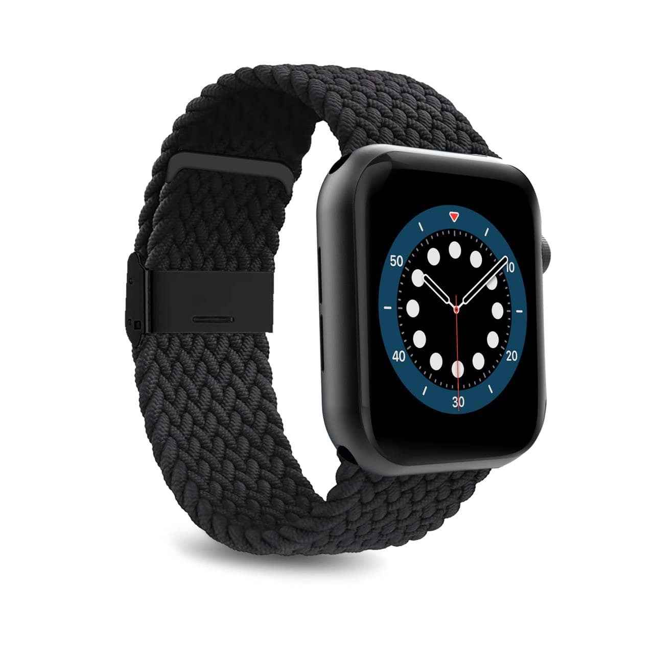 Нейлоновый ремешок Puro Loop для Apple Watch 42 / 44 / 45 / 49 mm, черный