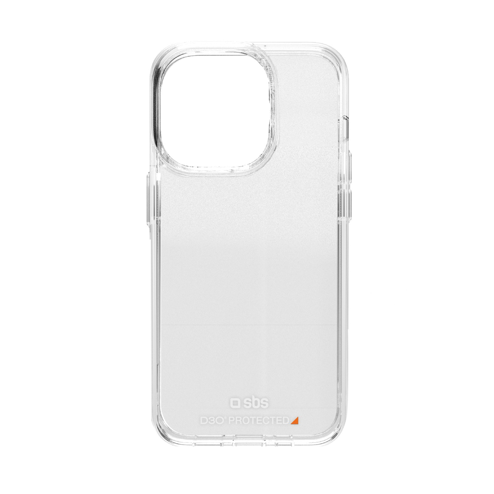 SBS iPhone 15 Pro vāciņš D3O, caurspīdīgs