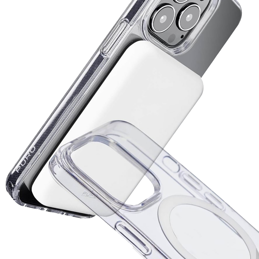 Puro iPhone 14 Pro Case Lite Mag MagSafe, Transparent