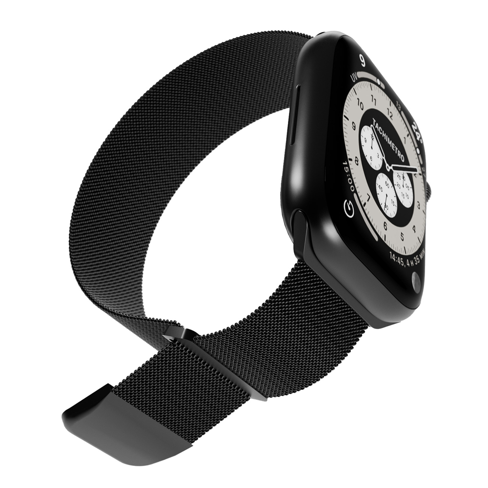 Ремешок Puro MILANESE для Apple Watch 42 / 44 / 45 / 49 мм, черный