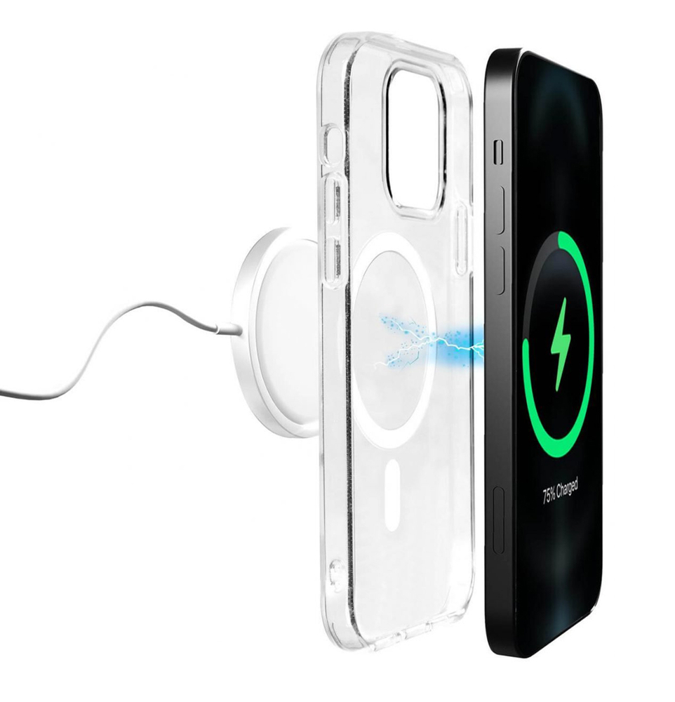 Чехол Puro для iPhone 14 / 13 Lite Mag MagSafe, прозрачный