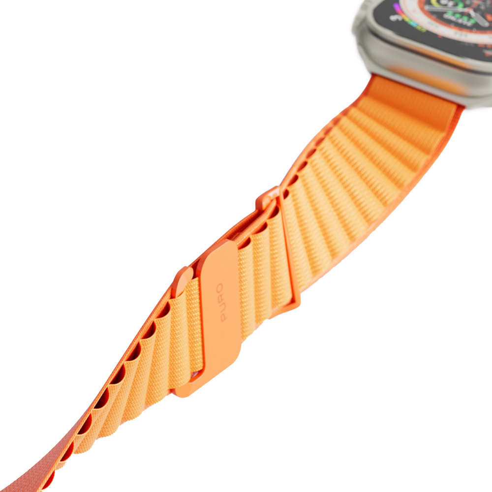 Нейлоновый ремешок Puro Extreme для Apple Watch 42 / 44 / 45 / 49 мм, оранжевый