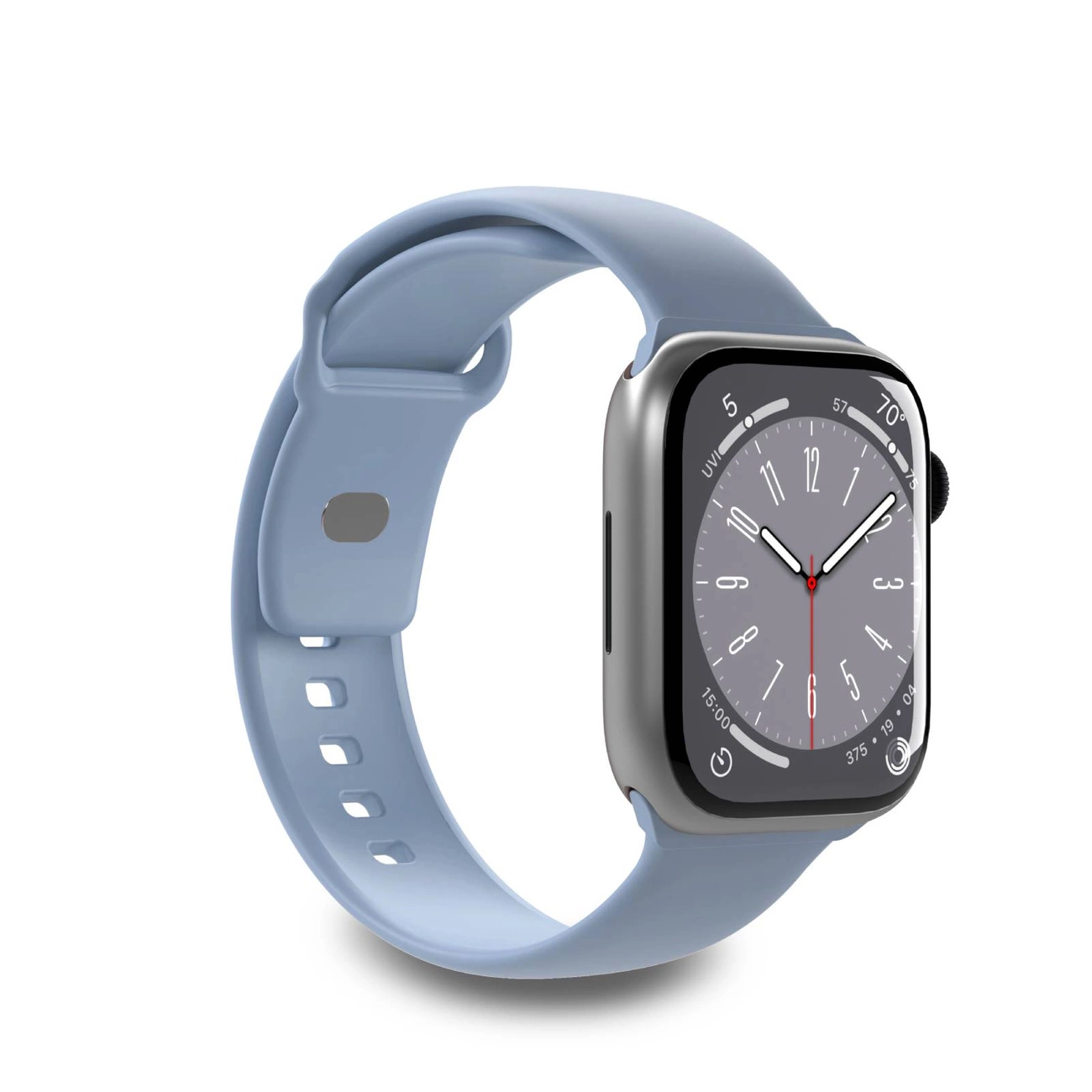 Puro `ICON` Silicone watchband forApple Watch 38-40-41mm, light blue