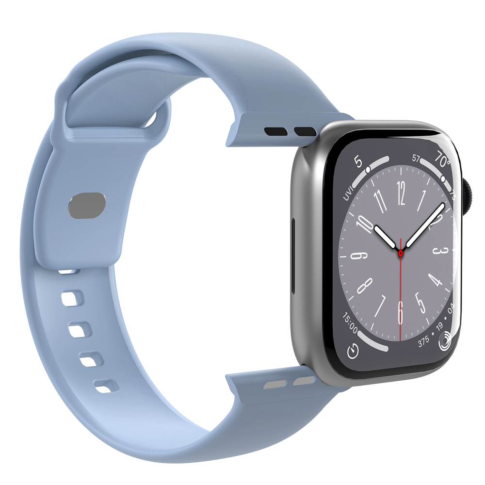 Ремешок Puro Icon Silicone для Apple Watch 38 / 40 / 41 mm, светло-голубой