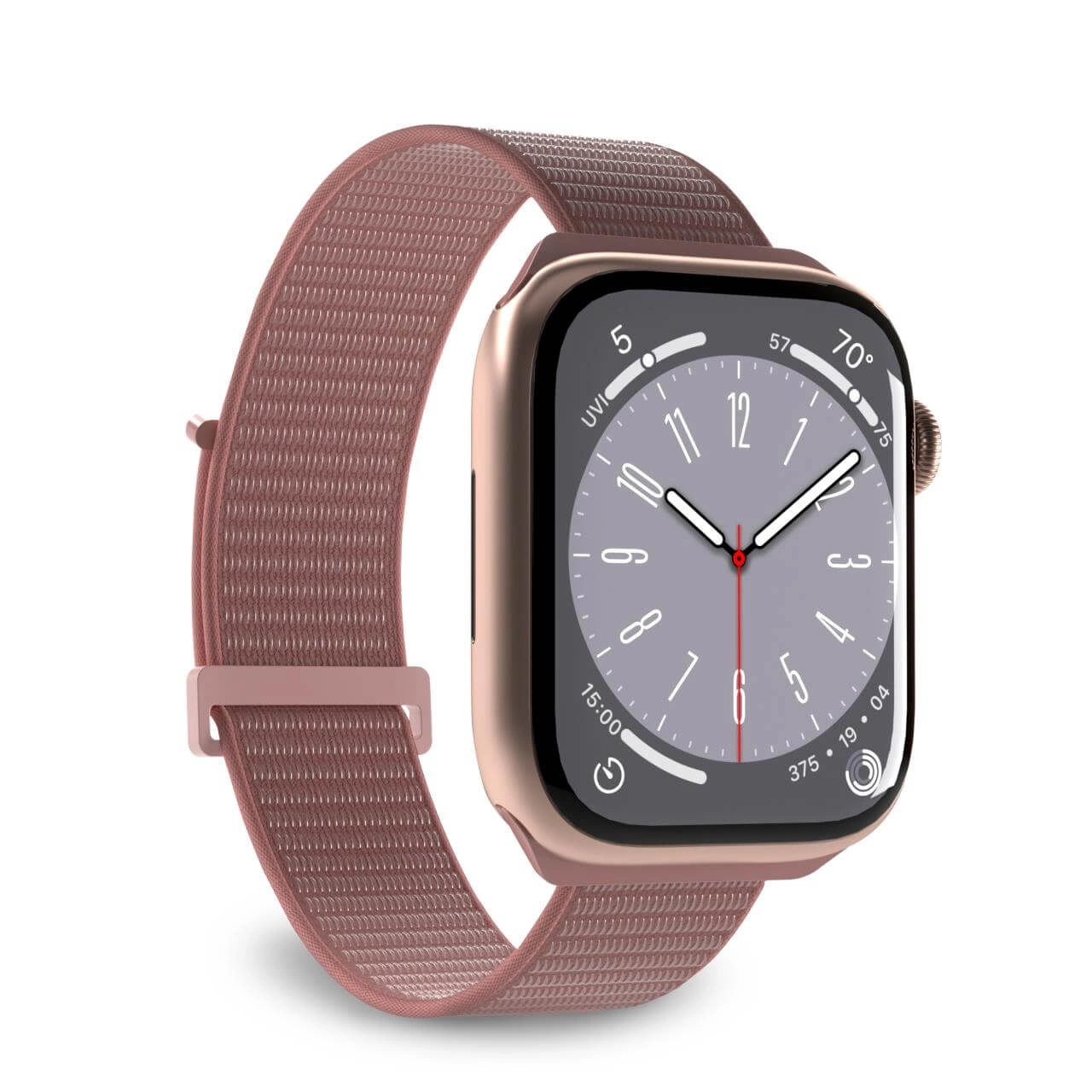 Puro ´ SPORT´ neilona rokassprādžu lenta Apple Watch 38-40-41mm, rozā krāsā | nylon band for pink