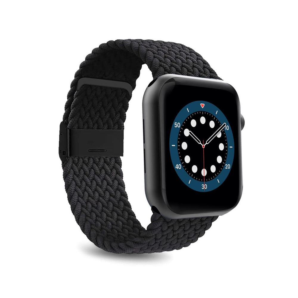 Нейлоновый ремешок Puro Loop для Apple Watch 38 / 40 / 41 mm, черный