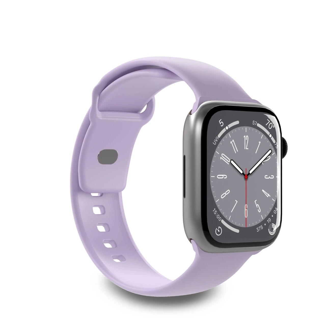 Puro `ICON` Силиконовый ремешок для часовApple Watch 42-44-45-49 мм, лавандовый