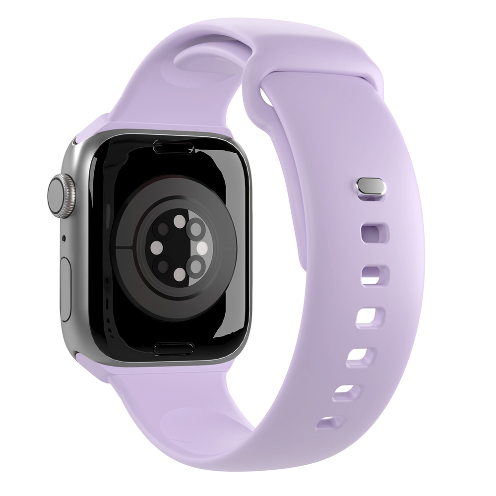Puro Icon Silicone Strap for Apple Watch 42 / 44 / 45 / 49 mm, Lavender