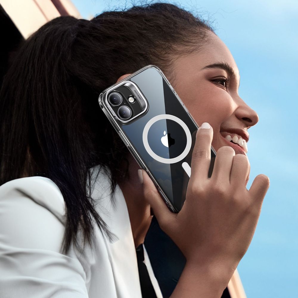 ESR iPhone 16 vāciņš Classic Hybrid Kickstand Halolock MagSafe un stikls, caurspīdīgs