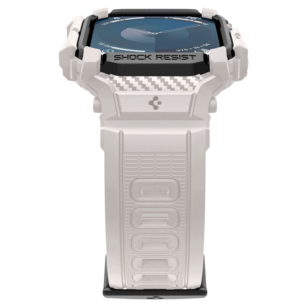 Spigen Rugged Armor Pro Strap for Apple Watch 10 (46mm), Beige