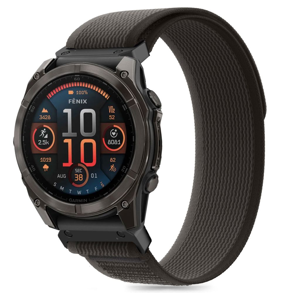 TECH-PROTECT NYLON GARMIN FENIX 5X / PLUS 6X PRO 7X 8 (51 MM) BLACK/ORANGE