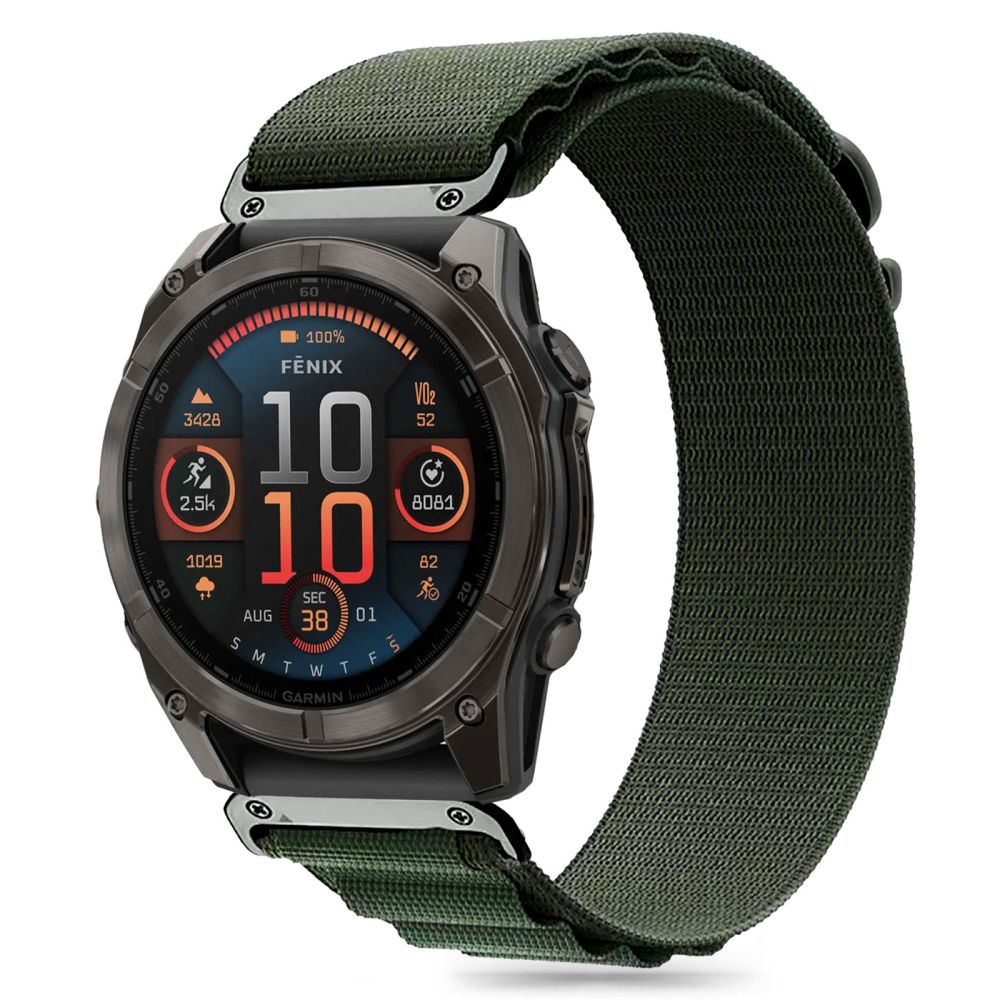 TECH-PROTECT NYLON PRO GARMIN FENIX 5 / 6 7 8 (47 MM) E OLIVE GREEN