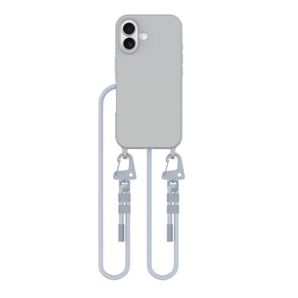 Чехол Tech-Protect для iPhone 16 MagNecklace MagSafe, серый