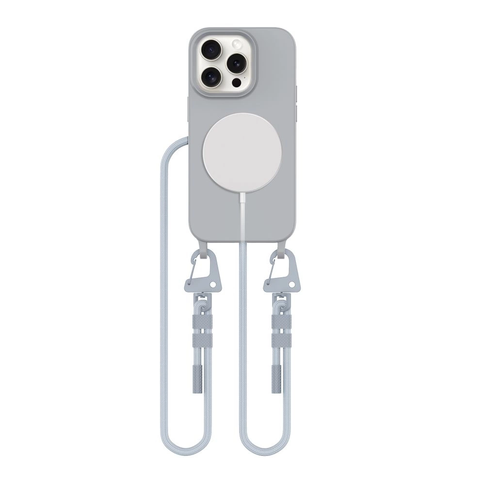 Tech-Protect iPhone 14 Pro Case MagNecklace MagSafe, Gray