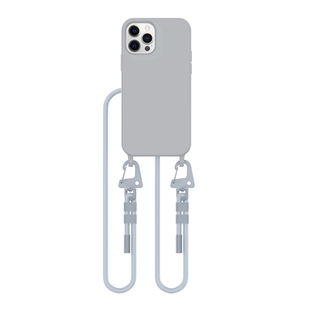 Tech-Protect iPhone 12 / 12 Pro vāciņš MagNecklace MagSafe, pelēks