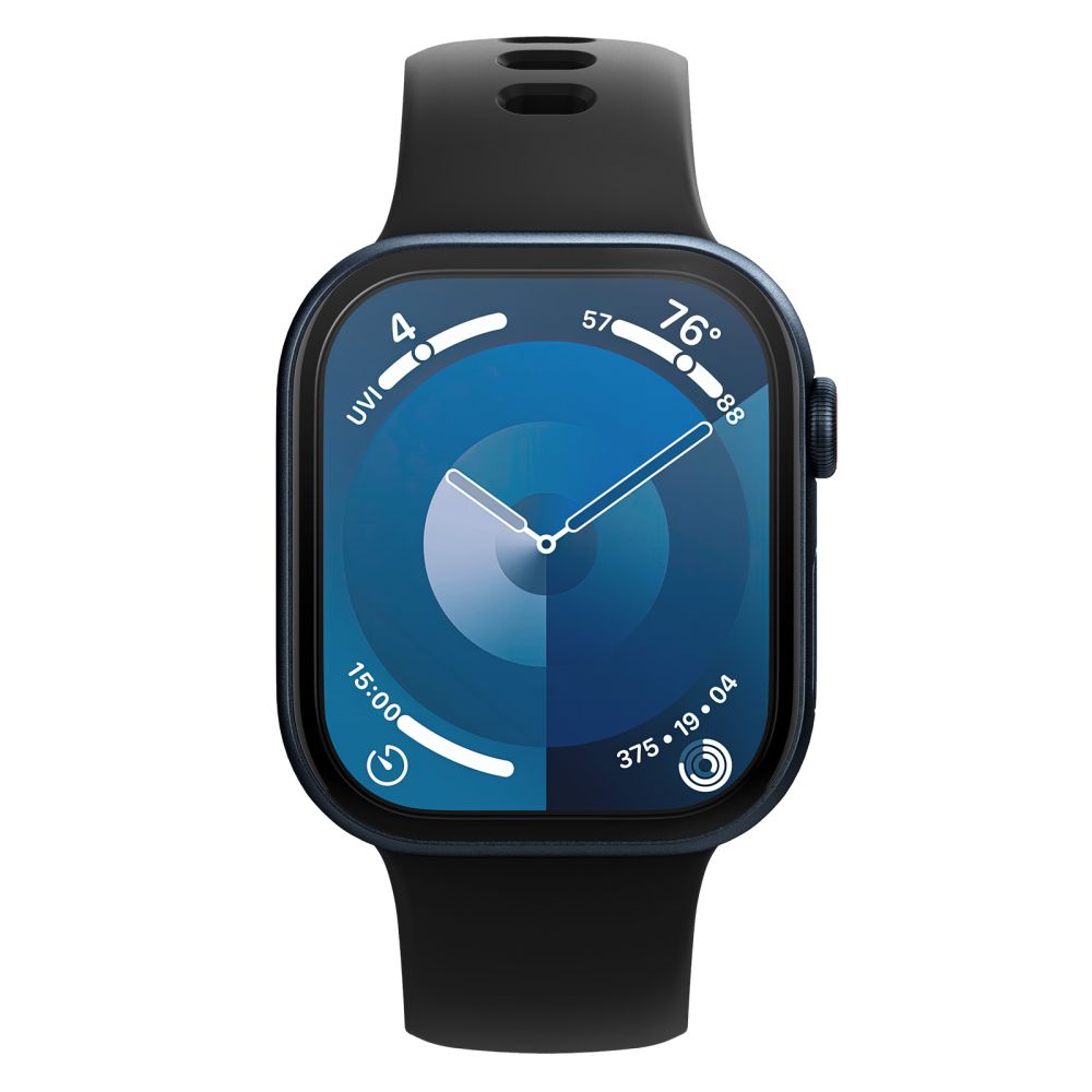 Spigen Elite Shield EZ FIT hibrīda aizsargstikls Apple Watch 10 (42mm), 2 gab.