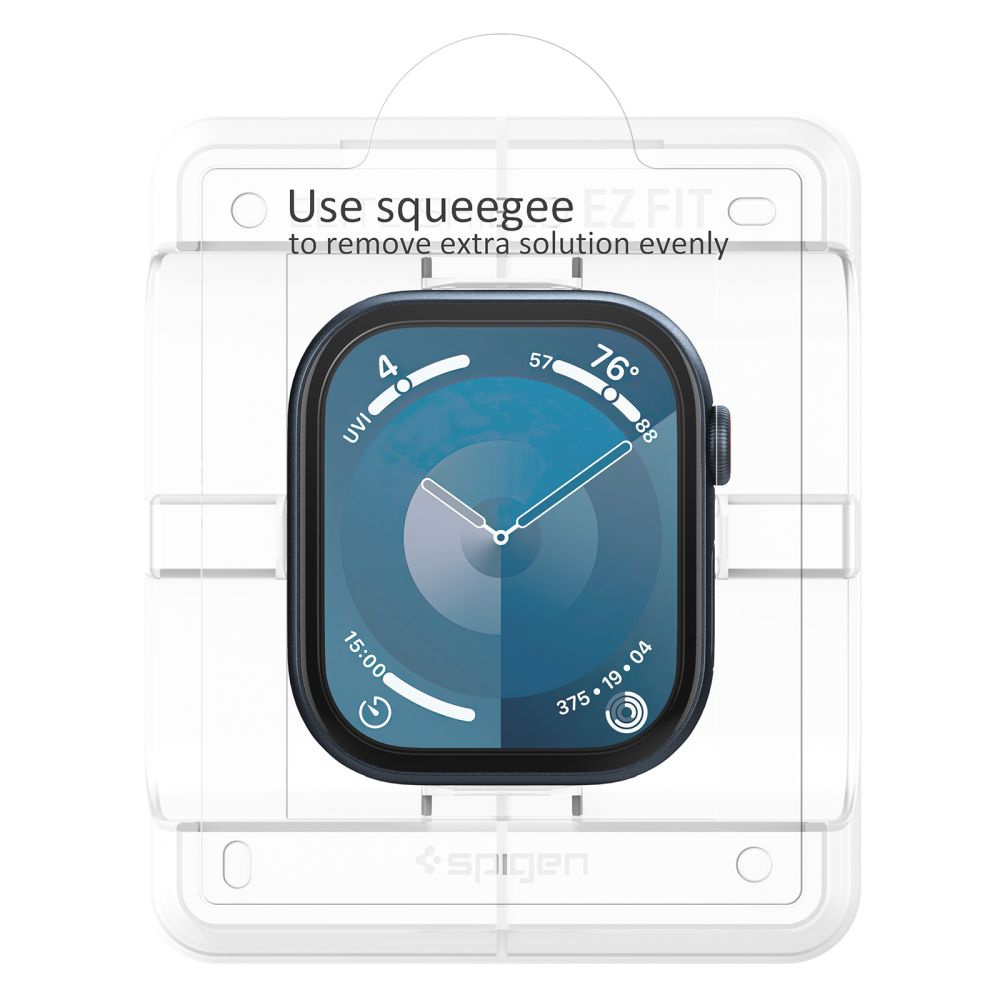 Spigen Elite Shield EZ FIT hibrīda aizsargstikls Apple Watch 10 (42mm), 2 gab.