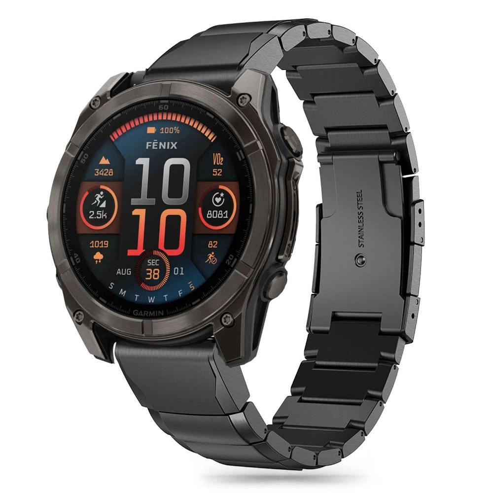 TECH-PROTECT STEELBAND GARMIN FENIX 5X / PLUS 6X PRO 7X 8 (51 ММ) ЧЕРНЫЙ