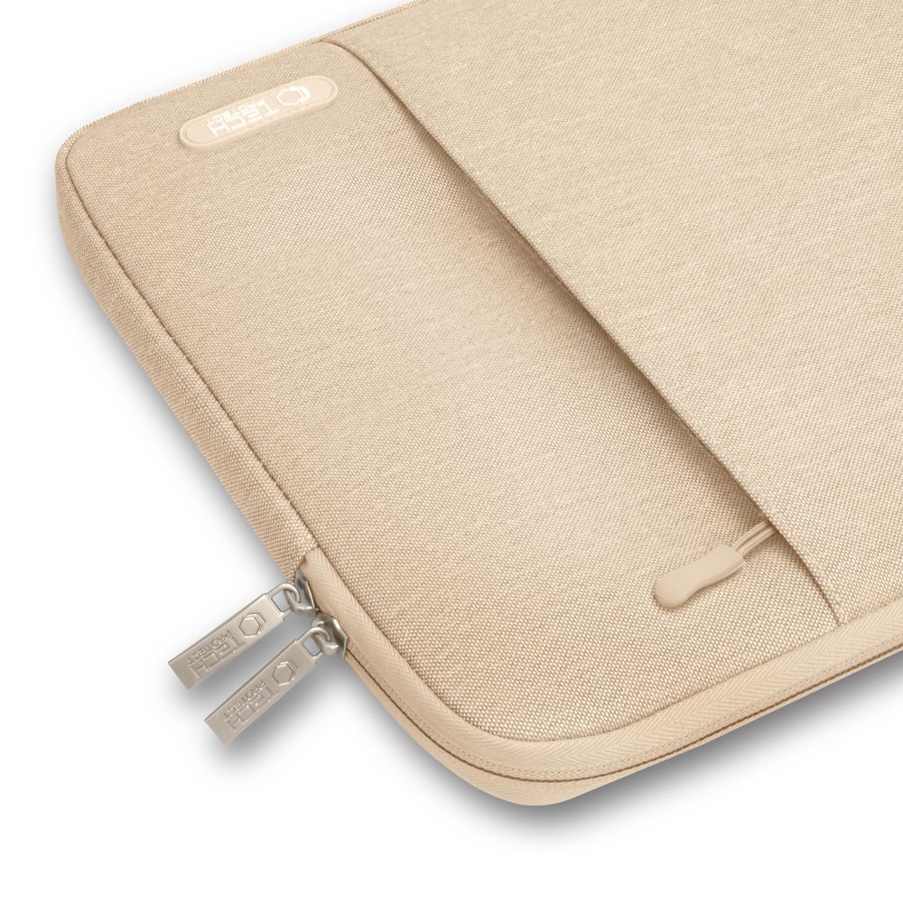 Tech-Protect Sleeve Laptop 13-14 Case, Beige