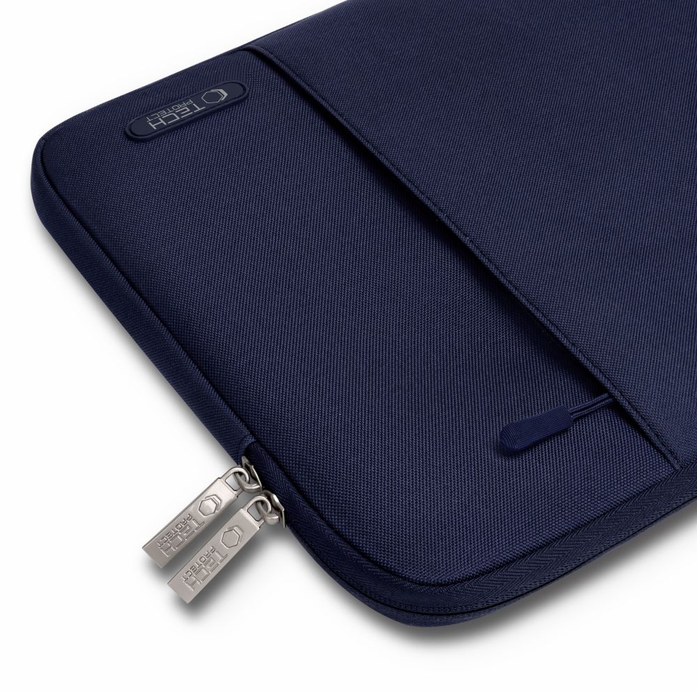 Чехол для ноутбука Tech-Protect Sleeve 13-14\", темно-синий