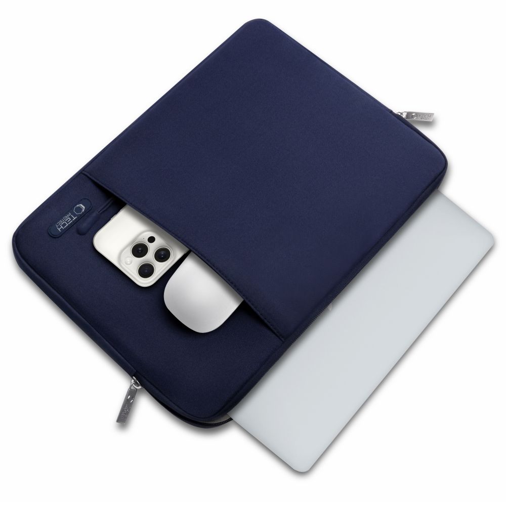 Чехол для ноутбука Tech-Protect Sleeve 13-14\", темно-синий